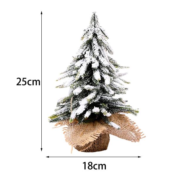 人工クリスマスツリー ホリデー ミニチュア デスク ショップ ショーケース 暖炉用 25cm