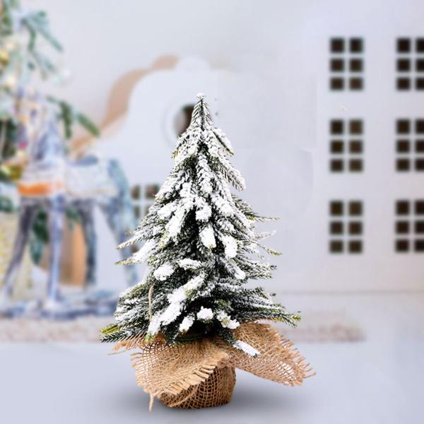 人工クリスマスツリー ホリデー ミニチュア デスク ショップ ショーケース 暖炉用 25cm