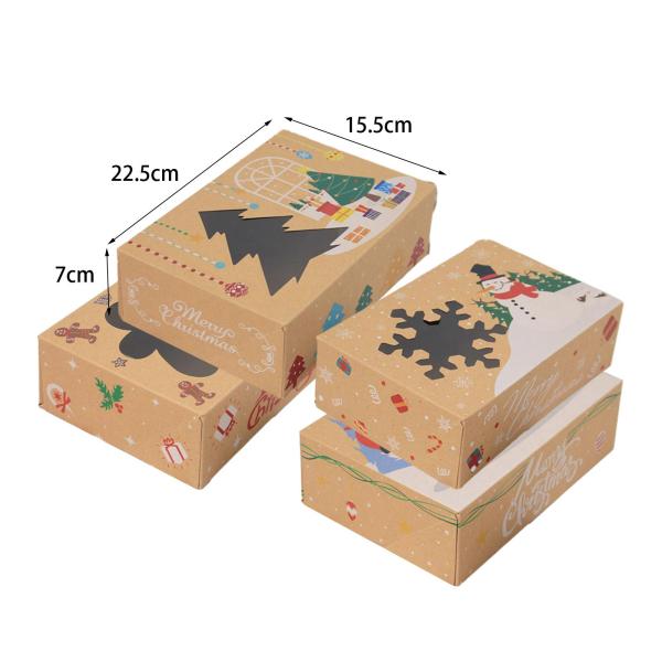 クリスマス ギフト クリスマス ギフト ボックス チョコレート ストロベリー ドーナツ 4 個入り