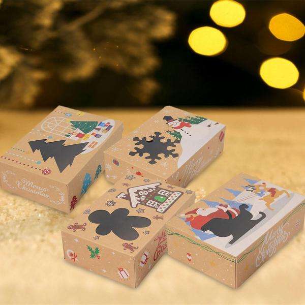クリスマス ギフト クリスマス ギフト ボックス チョコレート ストロベリー ドーナツ 8 個入り