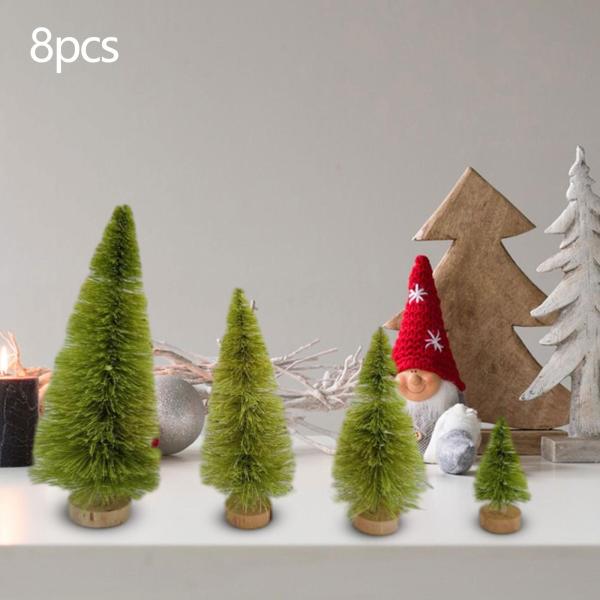 8x 人工クリスマスツリー ミニ クリスマス装飾 結婚式用 クリスマスグリーン