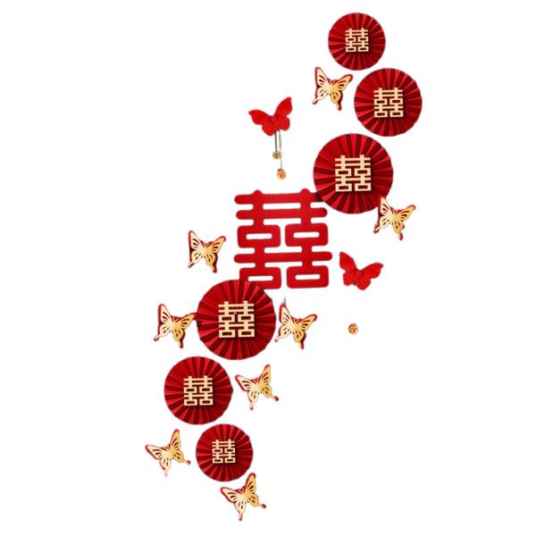 伝統的な中国の結婚式の装飾、バレンタインデーの廊下の結婚式のスタイル C