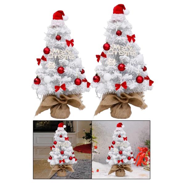 卓上クリスマスツリー 小型クリスマスツリー DIY クリスマスデコレーション 屋内パーティー用 45 cm