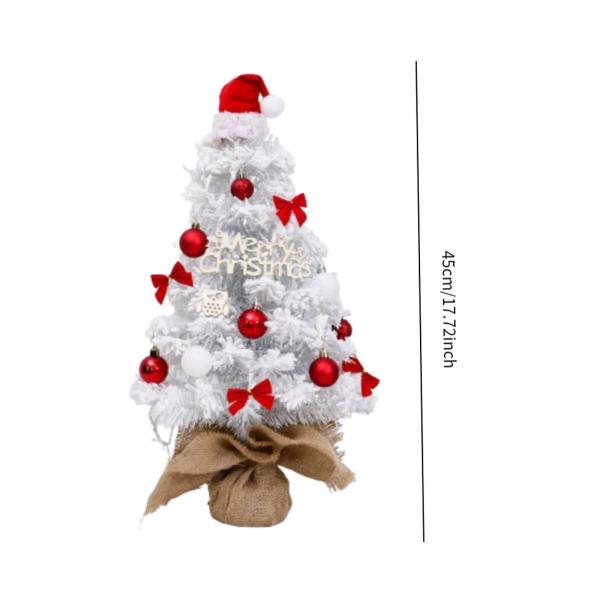 卓上クリスマスツリー 小型クリスマスツリー DIY クリスマスデコレーション 屋内パーティー用 45 cm