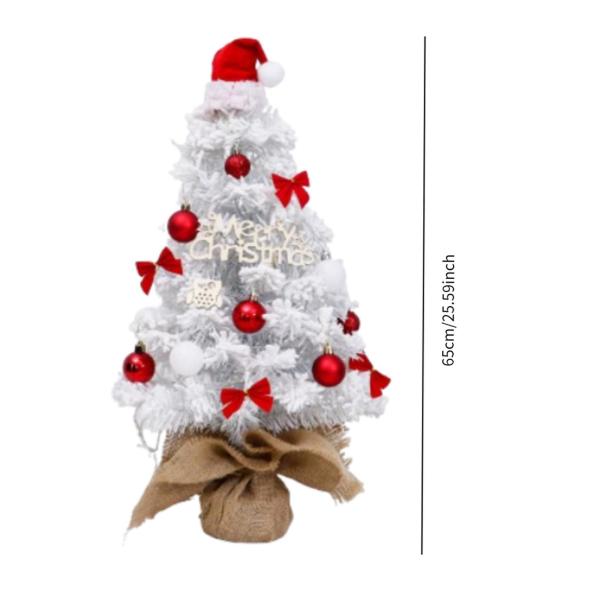 卓上クリスマスツリー 小型クリスマスツリー DIY クリスマスデコレーション 屋内パーティー用 60 cm