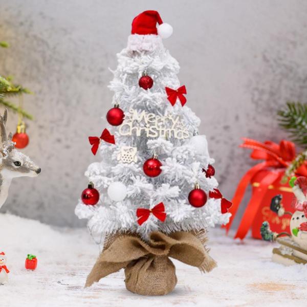 卓上クリスマスツリー 小型クリスマスツリー DIY クリスマスデコレーション 屋内パーティー用 60 cm