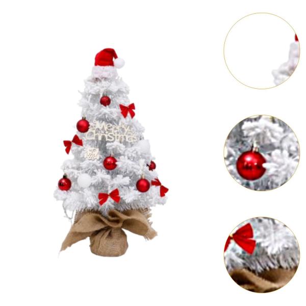 卓上クリスマスツリー 小型クリスマスツリー DIY クリスマスデコレーション 屋内パーティー用 60 cm