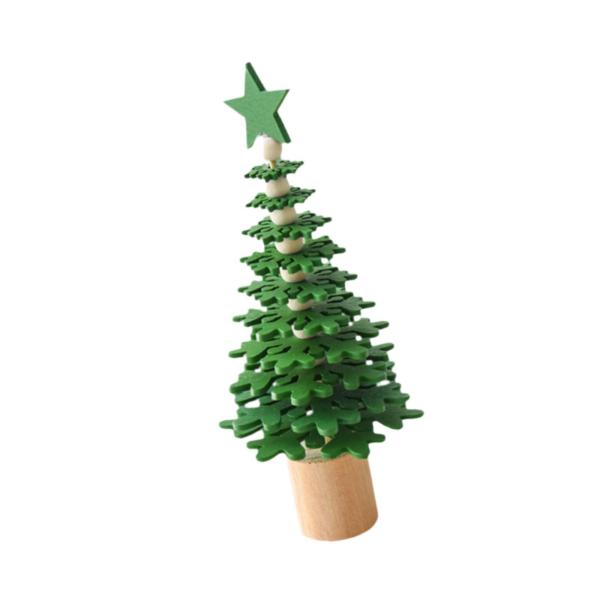 卓上クリスマスツリーギフト 冬用ツリーオーナメント ホリデー オフィス 結婚式 グリーン