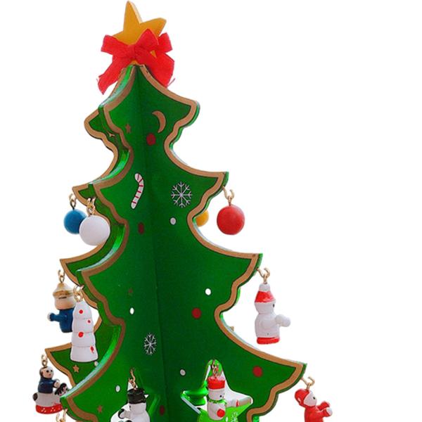 クリスマスツリー デスクデコレーション クリスマスツリーオーナメント 新年パーティー ホリデー グリーン