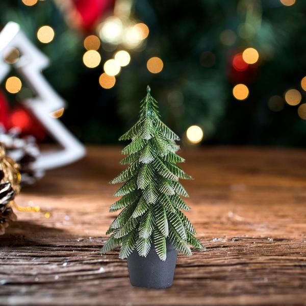 ミニクリスマスツリーアクセサリーオーナメント お祝いの写真撮影用小道具 センターピース 22 cm