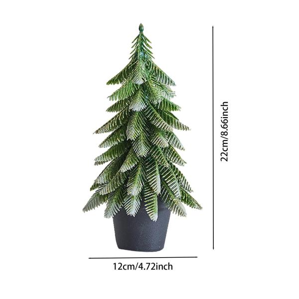 ミニクリスマスツリーアクセサリーオーナメント お祝いの写真撮影用小道具 センターピース 22 cm
