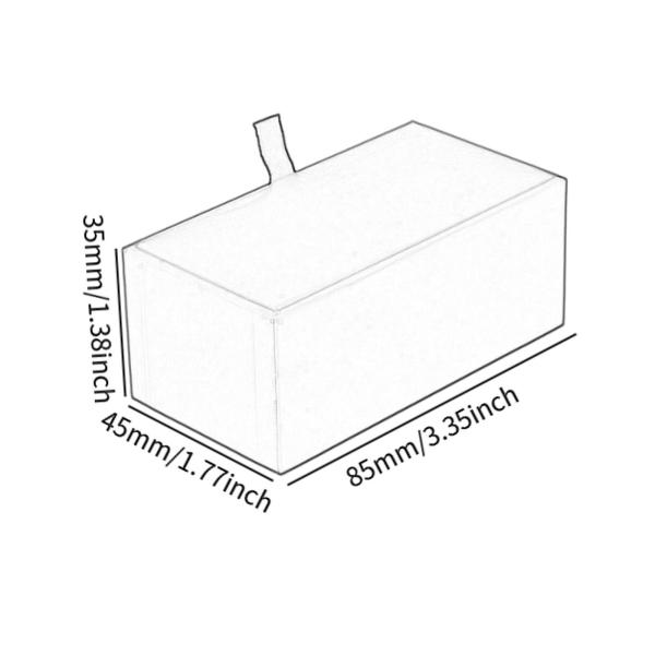 カフスボタンボックスケース ポータブル ダークホルダー カフスボタンギフトボックス 男性用 ビジネスマン オレンジ
