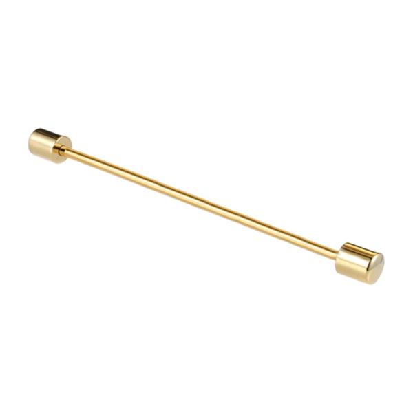 メンズ カラーバーピン 実用留め具 ビジネス ミーティング ディナーパーティー 結婚式 ゴールド