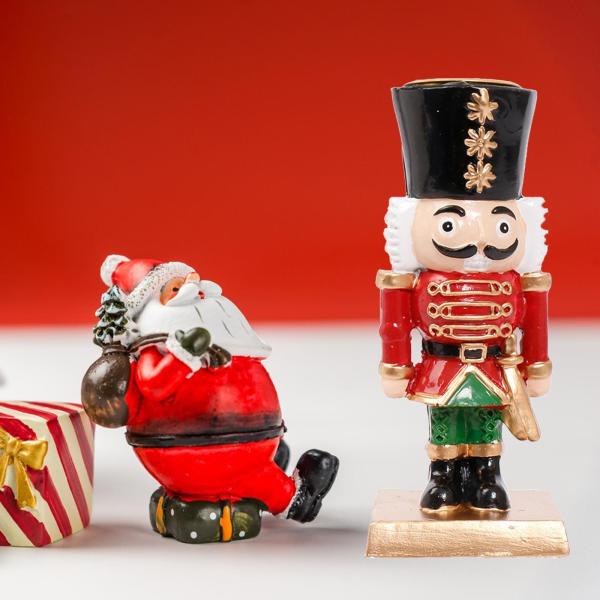 テーパーキャンドルホルダー キャンドルスタンド クリエイティブ クリスマス 置物 デコレーション スティック テーブルセンターピース フェスティバル 