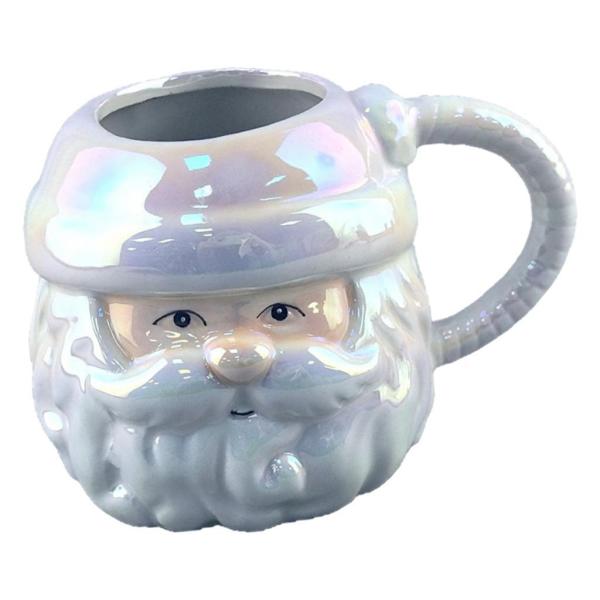 セラミック製クリスマスコーヒーマグ 軽量ティーカップ 新築祝い ホームパーティー スタイルA
