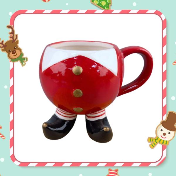 セラミッククリスマスコーヒーマグ軽量ティーカップ新築祝いホームパーティースタイルC