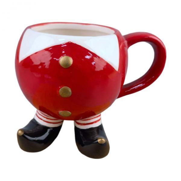 セラミッククリスマスコーヒーマグ軽量ティーカップ新築祝いホームパーティースタイルC