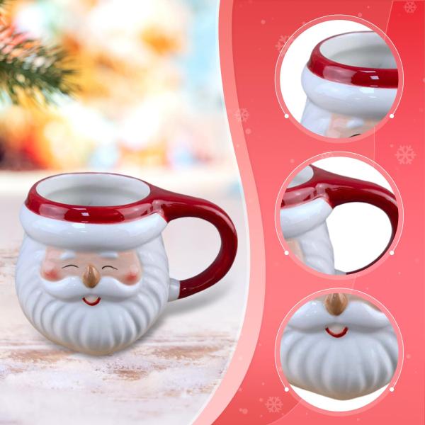 セラミッククリスマスコーヒーマグ軽量ティーカップ新築祝いホームパーティースタイルD