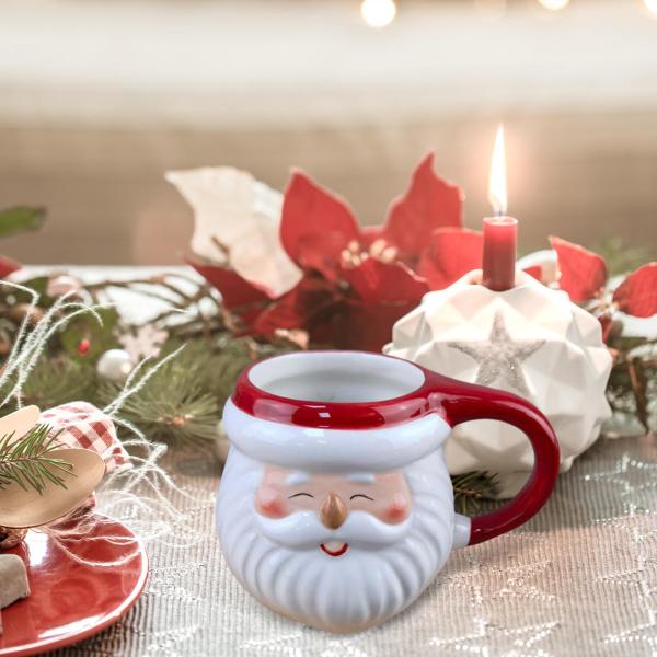 セラミッククリスマスコーヒーマグ軽量ティーカップ新築祝いホームパーティースタイルD