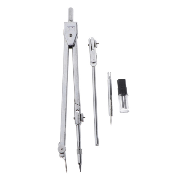 プロの学生学校の金属コンパス図面測定ディバイダー精密ツール : STK