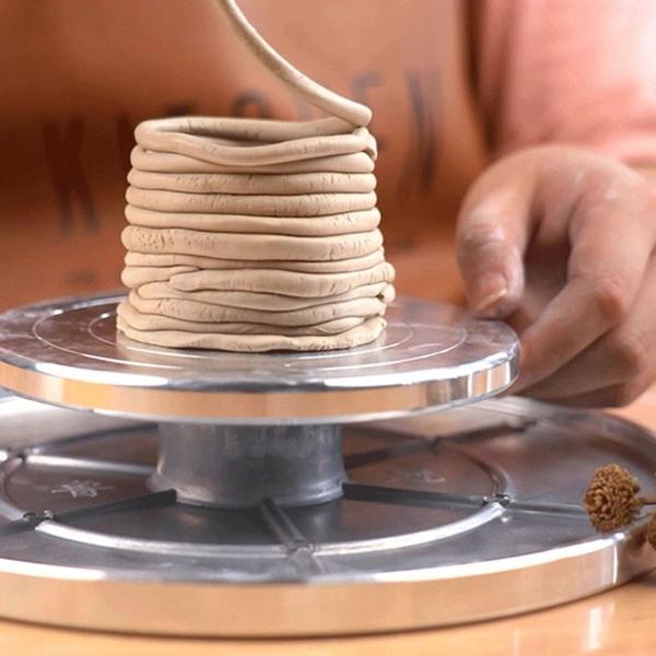 スカルプティングホイールクレイバンディングターンテーブル陶器スタンドスピナー16cm
