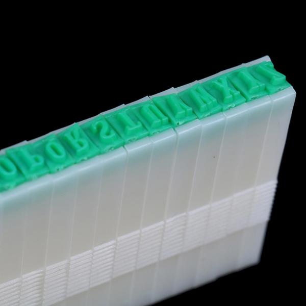 スクラップブッキング用品を作るDIYクラフトカードのアルファベットスタンプ文字記号と漢字スタンプセット