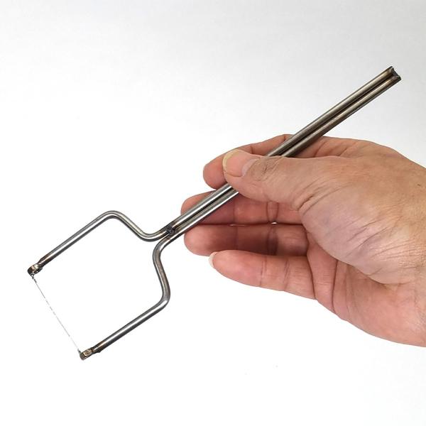 陶器趣味の手工芸品16x14CMのための粘土ワイヤーカッターカットオフツール