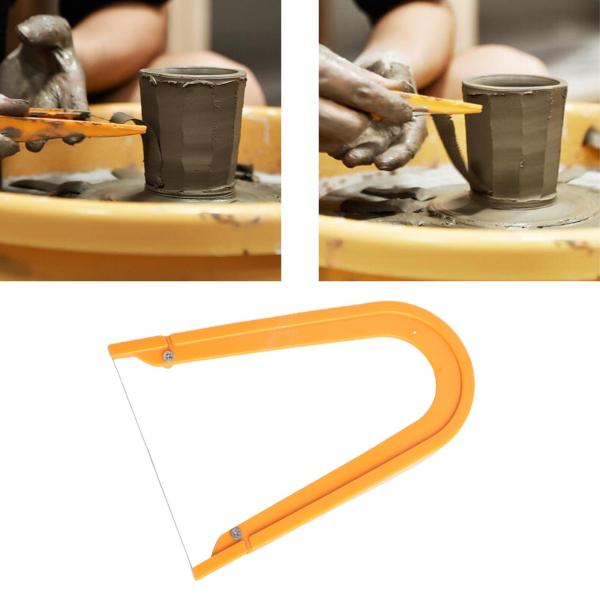 アーティストの陶器のホイール13x8.5CMのための粘土ワイヤーカッターU字型カットオフツールモデリング