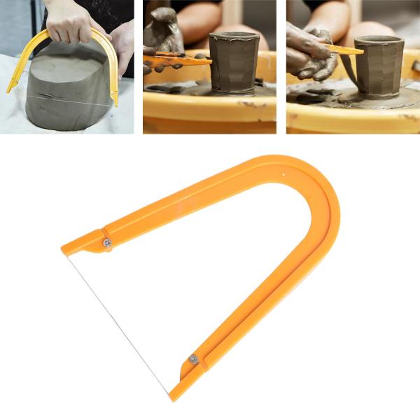 アーティストの陶器のホイール13x8.5CMのための粘土ワイヤーカッターU字型カットオフツールモデリング