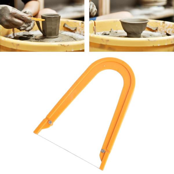 アーティストの陶器のホイール13x8.5CMのための粘土ワイヤーカッターU字型カットオフツールモデリング