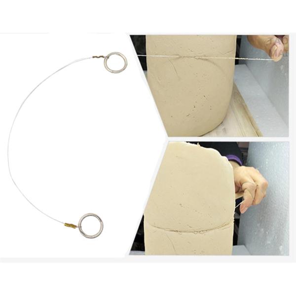 スカルピー粘土カッター用の粘土カッターワイヤーステンレス鋼ワイヤー切削工具