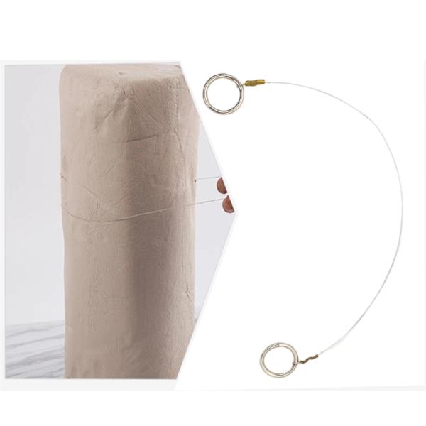 スカルピー粘土カッター用の粘土カッターワイヤーステンレス鋼ワイヤー切削工具