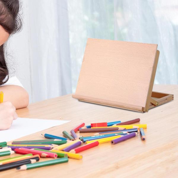 水彩画の学生のためのテーブルイーゼルスケッチパッドデスクトップポータブル製図板小さい43x32cm