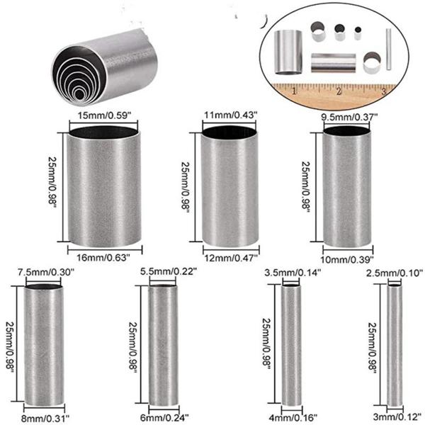 13個の陶器粘土クラフトツールローリングクレイバーアクリルラウンドチューブローラーポリマークレイカッター彫刻用DIY装飾