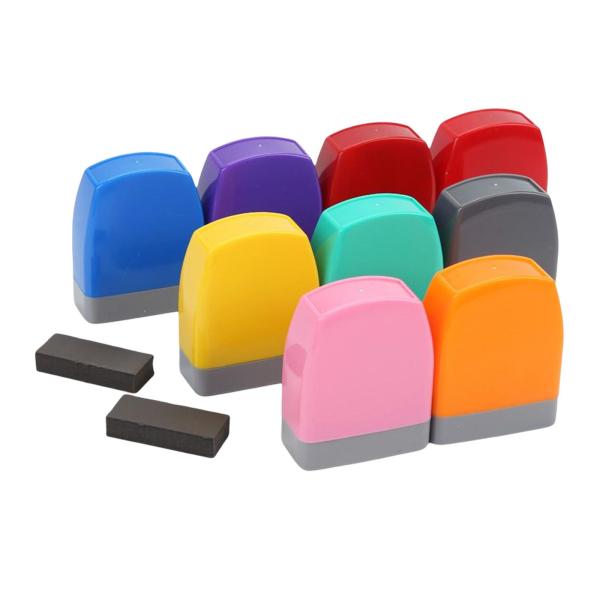 9x 教師用スタンプ ツール スタンプ スクラップブック 文房具用品 ジャーナリング 早期学習プランナー 日記 用 感光性スタンプ