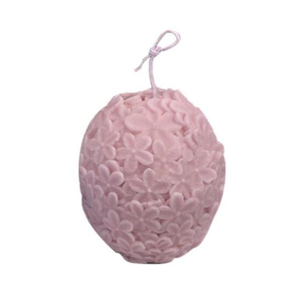 フラワーボールキャンドル シリコンモールド レジンキャスト DIY キャンドル作り 石膏 110mmx128mm