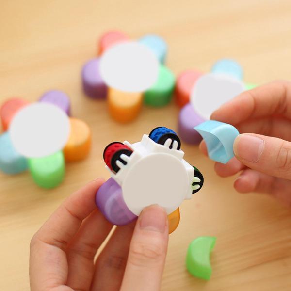 3x カラフルスタンプ 子供用 面白いおもちゃ  ローラー ドローイング ギフト用