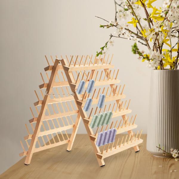 糸整理用ミシン糸ラック刺繍折りたたみスプールラック