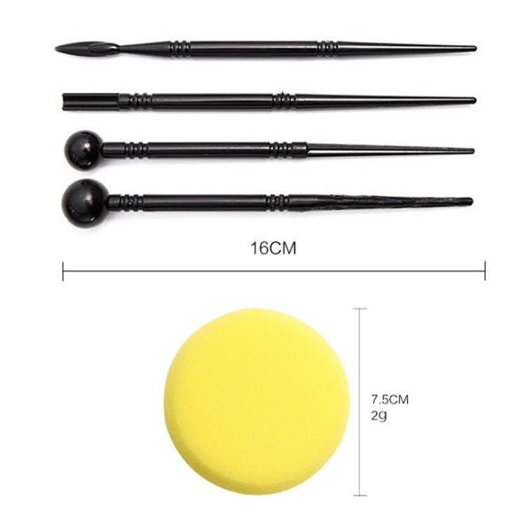 33ピース クレイ スカルプティング ツール DIY クラフト スムージング エンボス クレイ ツール