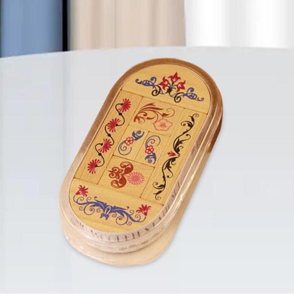 木製スタンプセット 多目的 装飾用 プランナー デコレーション スタイル B