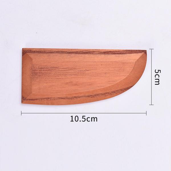木製陶器こするシェイパー ツール耐久性 DIY ガジェット アクセサリー頑丈なスタイル D