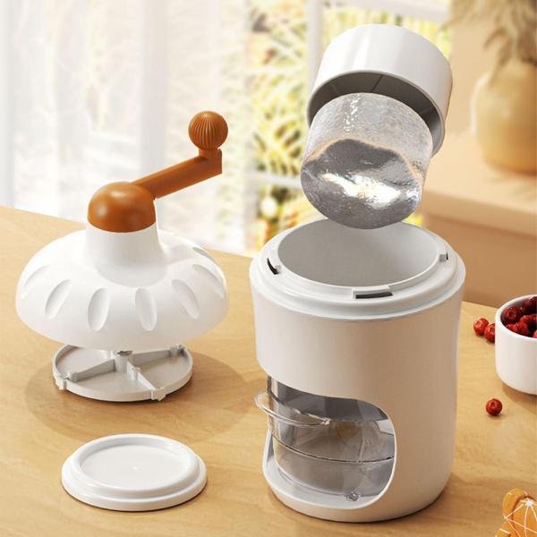 手動 かき氷機 ふわふわ かき氷器 かき氷機 手動式 かき氷 機械 製氷カップ かき氷機 手動 かき氷器 ふわふわ アイスクラッシャー 砕氷機 水洗い可能 1個