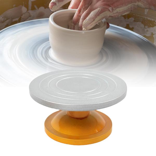 彫刻ホイール ターンテーブル 粘土陶器ホイール 再利用可能なターンテーブル ペイントスプレー DIY アートクラフトプロジェクト セラミック｜stk-shop｜02