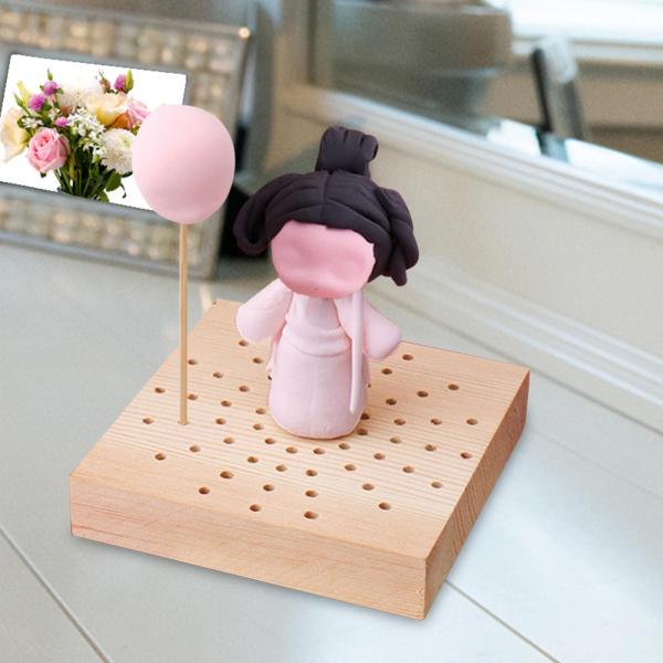 陶器粘土プラグボード正方形粘土プレート手作り粘土ベース人形モデルベースラウンド