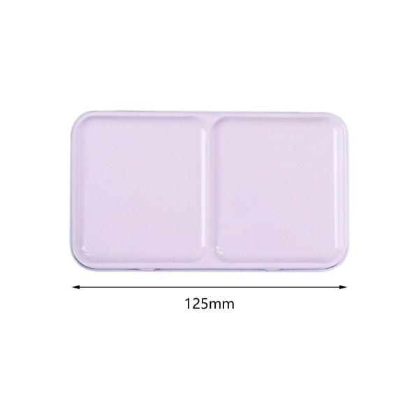 水彩パレット多機能ペイントパレット金属ポータブルペイントパレットピンク