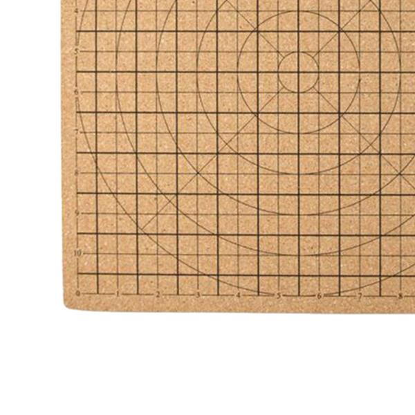 マクラメボード DIY と定規 結び目紐 ピン付き 編組測定用 30x30cm 丸型