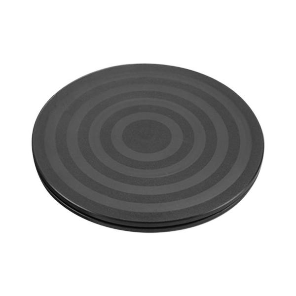 クレイテレビ用回転スイベルプレート360度トレイプラットフォーム20cmx1.2cm