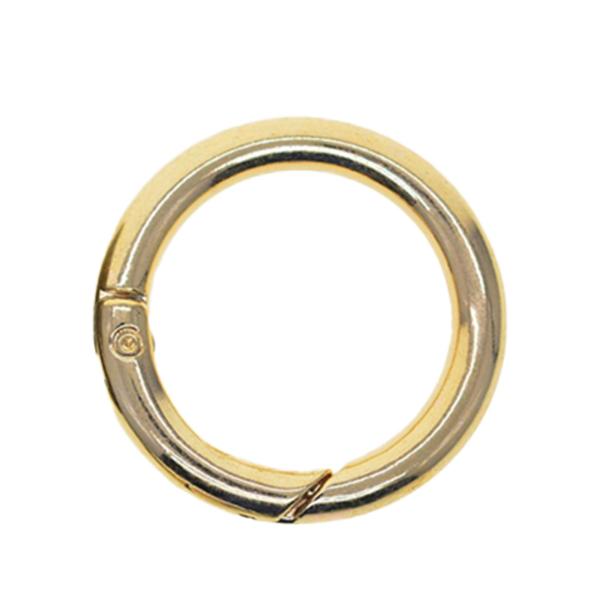 6 個のスプリングゲート O リング 32 ミリメートルキーホルダーハンドバッグストラップクラフトゴールド