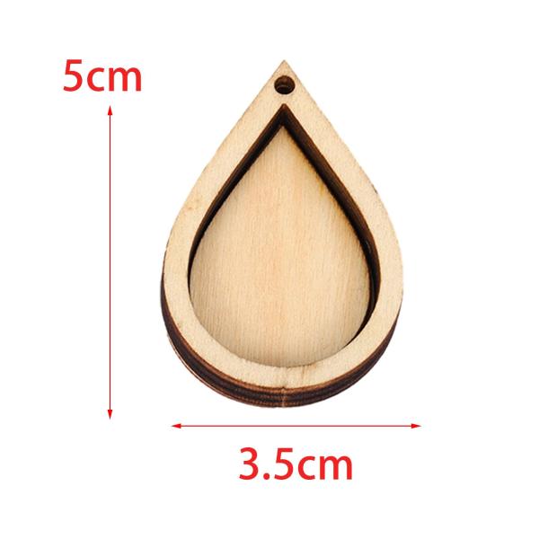 10x ミニ刺繍フープディスプレイフレームペンダントフェスティバル装飾 DIY ウォータードロップ用