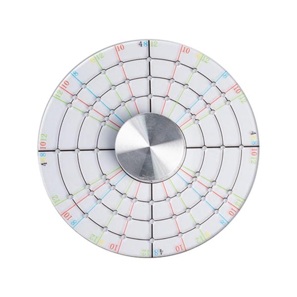 円形ディバイダー アクリル 粘土工芸品 粘土アーティスト 粘土セラミック彫刻用 12cm